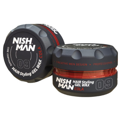 Nish Man Hair Styling Gel Wax (09) Cola 100ml