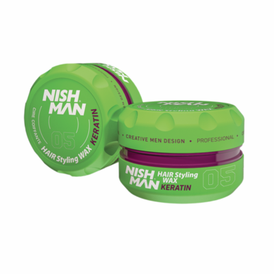 Nish Man Hair Styling Wax (05) Keratin 100ml