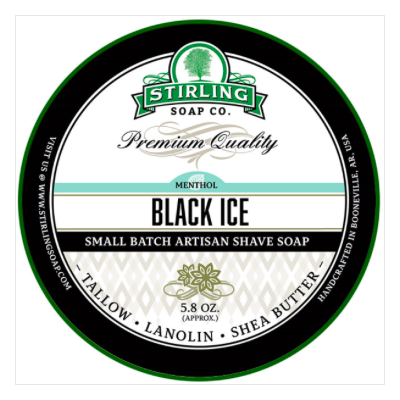 Stirling Shaving Soap Black Ice 170ml