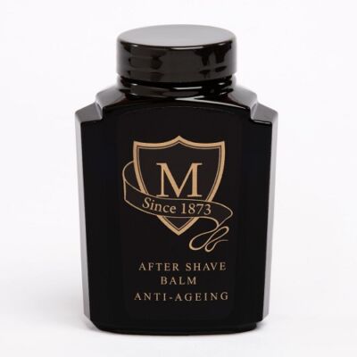 Morgan's Anti-Ageing After Shave Balm In Retro Glass Black Jar 125ml