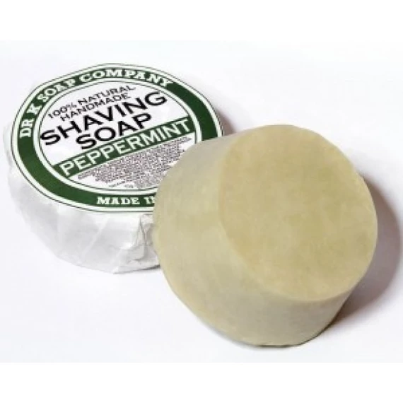 Dr K Soap Company Shaving Soap - Peppermint 70g
