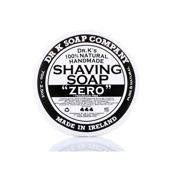 Dr K Soap Company Shaving Soap - ZERO 70g
