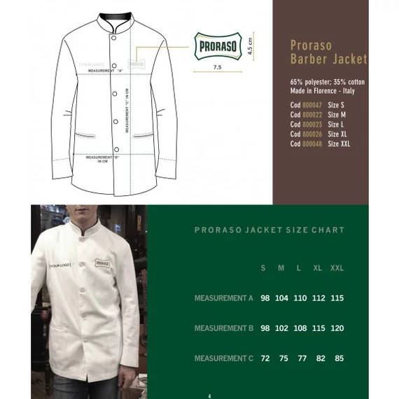 Proraso Barber Jacket