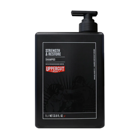 Uppercut Deluxe Strength & Restore Shampoo 1000ml (Pro Size)