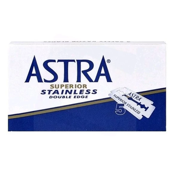 Astra Superior Stainless DE razor blades (5pcs)