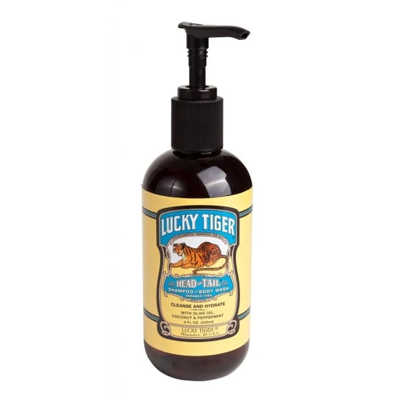Lucky Tiger Head to Tail Shampoo & Body Wash 240ml