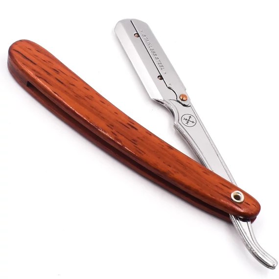 Parker SRRW  Shavette Straight Razor Wood Handle