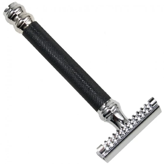 Parker 26C Open Comb Safety Razor with Black Handle biztonsági borotva