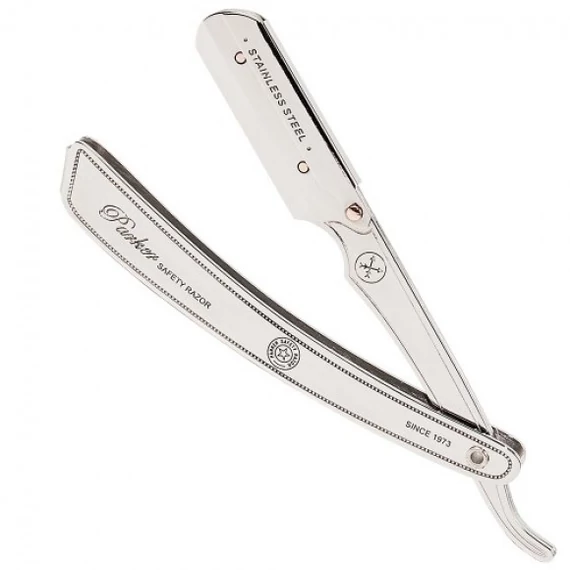 Parker Stainless Steel Shavette Barber Razor SRX - Heavy Weight