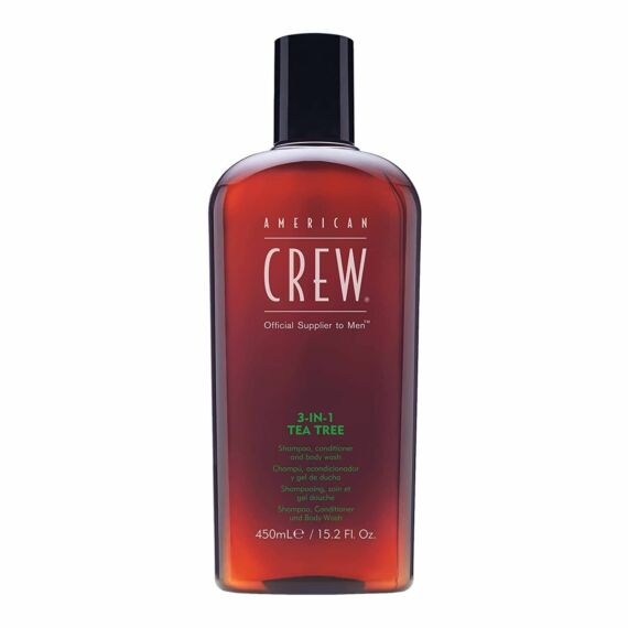 American Crew 3-in-1 Tea Tree Shampoo, Conditioner & Body Wash 250ml