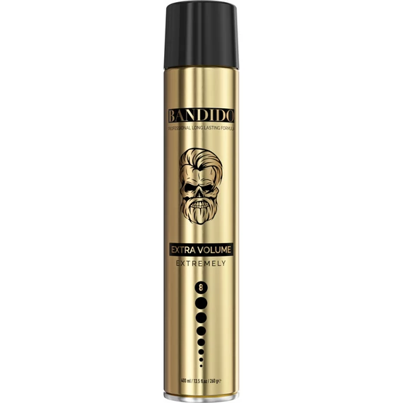 Bandido Hair Spray Extremely (Gold) - Maximum Hold, Extra Volume 400ml