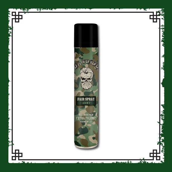 Bandido Hair Spray Extremely Army - Maximum Hold, Extra Volume - hajlakk 400ml