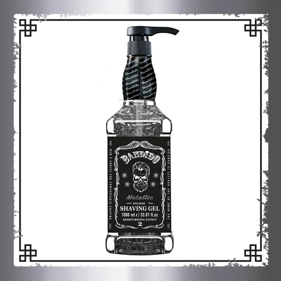 Bandido Shaving Gel Metalic 1000ml (Pro Size)
