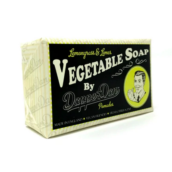 Dapper Dan Lemongrass & Limes Vegetable Soap 190g