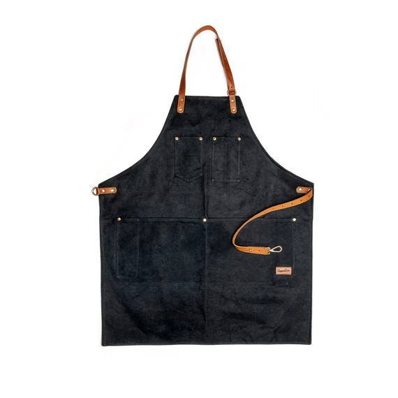 Dapper Dan Barber Apron (black) borbély munkakötény