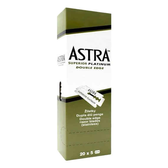 Astra Superior Platinum DE Razor Blades borotva penge 100db (20x5)