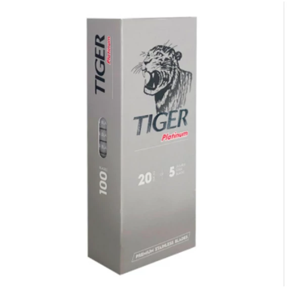 Tiger Platinum DE razor blades 100pcs (20x5pcs)