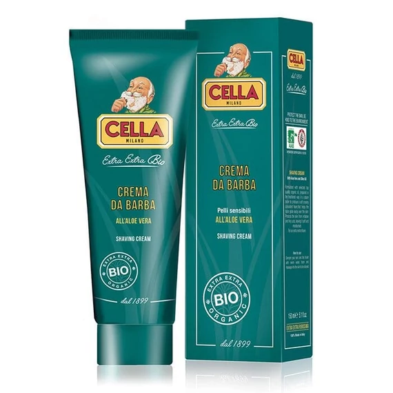 Cella Milano Shaving Cream Aloe Vera borotválkozó krém 150ml