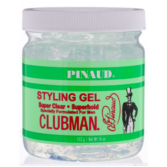 Clubman Pinaud Super Hold Styling Gel Clear 16oz. (453g)