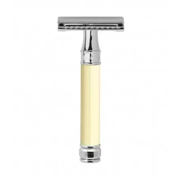 Edwin Jagger Safety Razor (DE) Ivory / Chrome - DE87