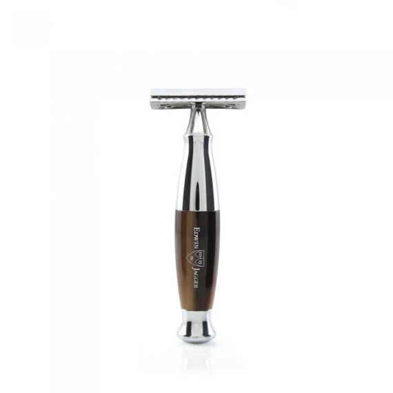 Edwin Jagger R362CRSR Horn/Chrome Safety Razor