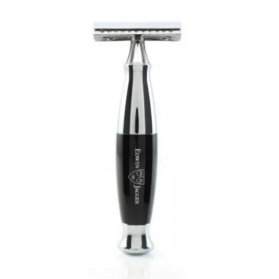 Edwin Jagger R366CRSR Black/Chrome Safety Razor