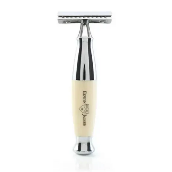Edwin Jagger R367CRSR Ivory/Chrome Safety Razor