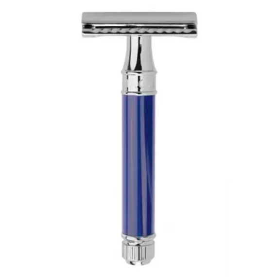 Edwin Jagger Safety Razor (DE) Blue - DE83