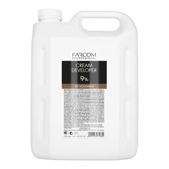 FARCOM PROFESSIONAL CREAM DEVELOPER 30 VOL (9%) 3500ML