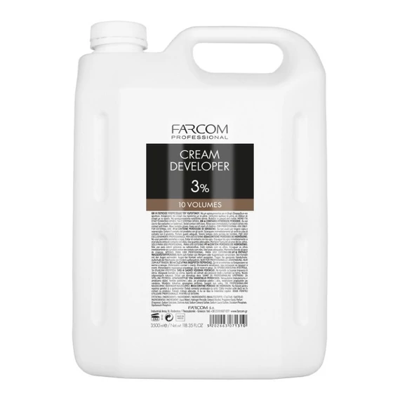 FARCOM PROFESSIONAL CREAM DEVELOPER 10 VOL (3%) 3500ML