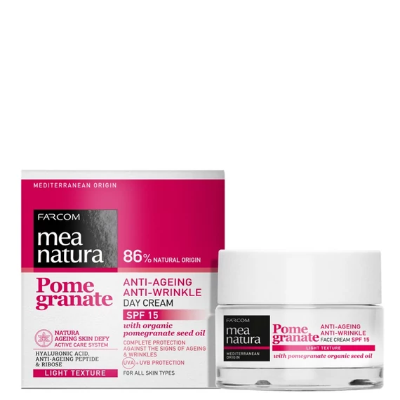 Farcom Mea Natura Pomegranate Anti-Ageing Day Cream SPF15 50ml