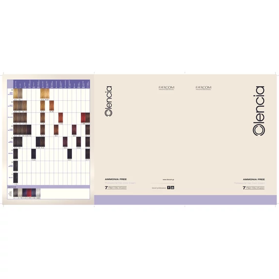 Olencia Color Chart (55 colors)