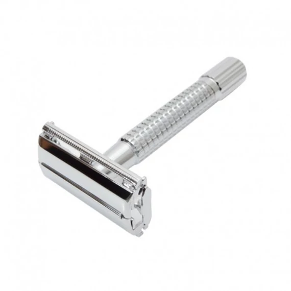 Giesen & Forsthoff - Timor 1322 Short Safety Razor Butterfly Shiny Chromium