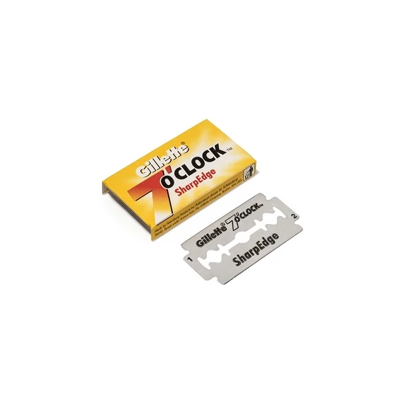 Gillette 7 O'Clock Yellow DE Blades borotvapenge (5db/csom.)