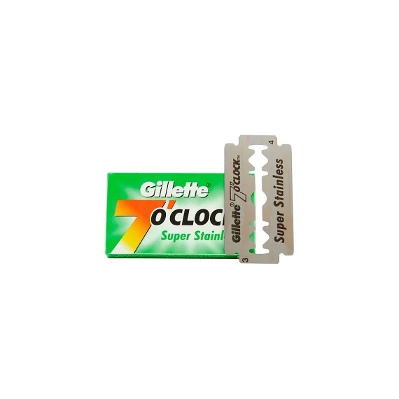 Gillette 7 O'Clock Green DE blades (5pcs)