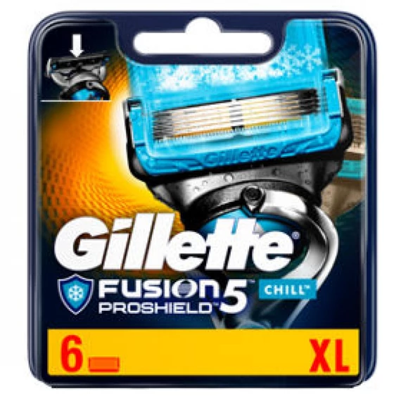 Gillette Fusion5 ProShield Chill borotvabetétek XL (6db)
