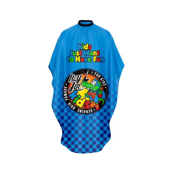 Hey Joe! Barbers Cape - Kids (blue) vágókendő