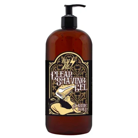 Hey Joe! Clear Shaving Gel XXL Classic Gold 1000ml (Pro Size)