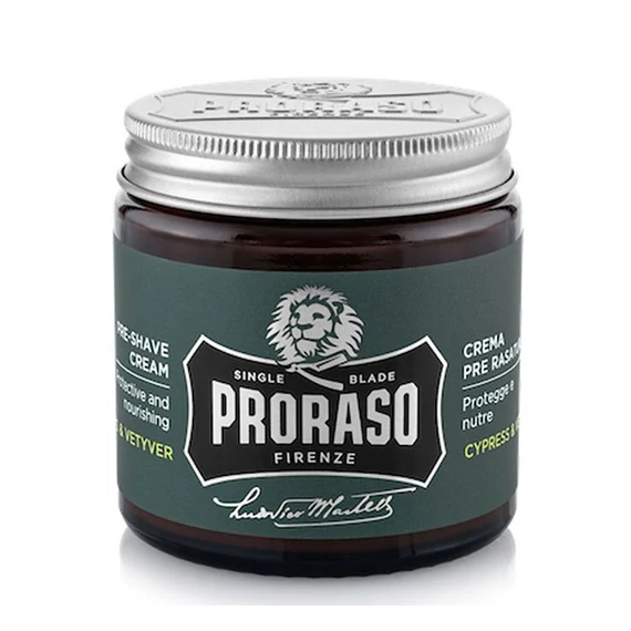 Proraso Pre-Shave Cream Single Blade Cypress & Vetyver borotválkozás előtti krém 100g