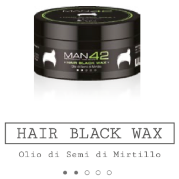 MAN42 Hair Black Wax 100ml