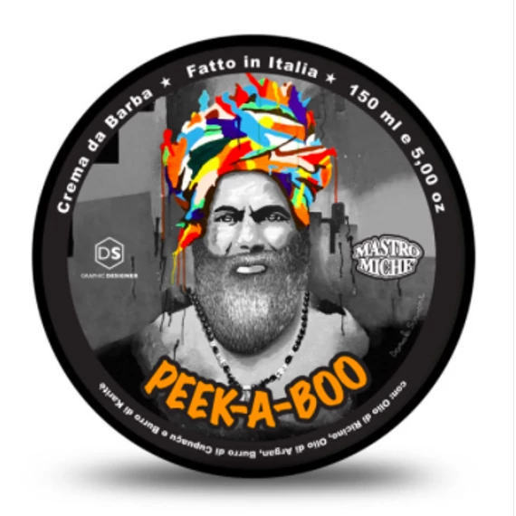 Mastro Miche' Peek a Boo Shaving Soap 150ml