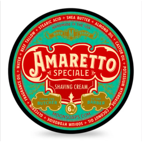 Moon Shaving Soap Amaretto Speciale borotválkozó szappan 170gr
