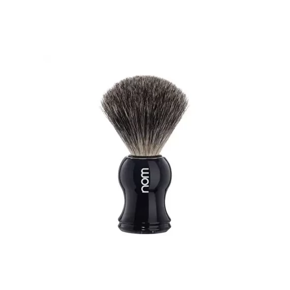 Mühle Nom Shaving Brush GUSTAV Pure Badger Black borotvapamacs