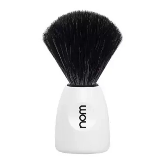 Mühle Nom Shaving Brush Lasse Black Fibre (White) 21mm