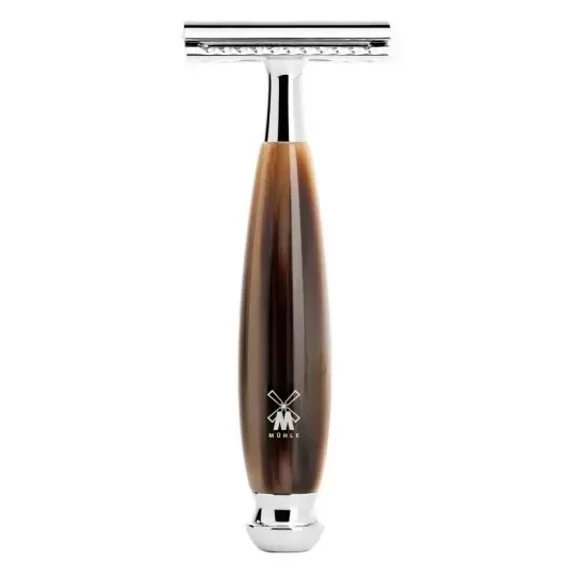 Mühle VIVO Series Resin Horn R332SR Closed Comb Safety Razor