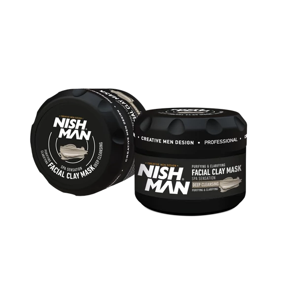 Nish Man Facial Clay Mask 300ml (Pro Size)