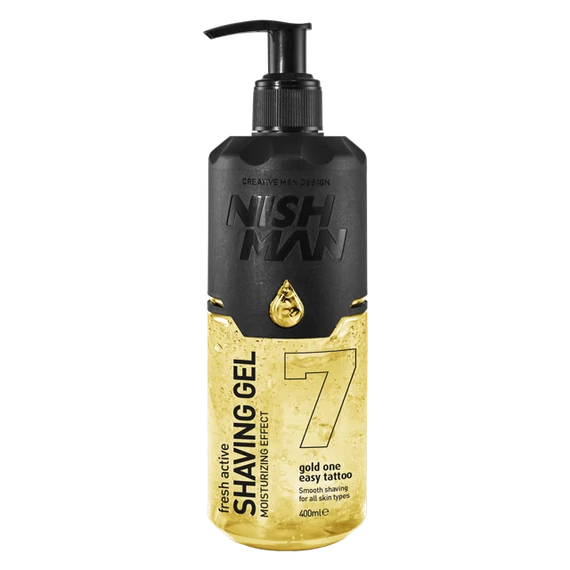 Nish Man Fresh Active Shaving Gel (Gold One) 400ml
