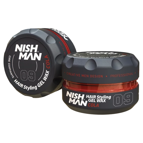 Nish Man Hair Styling Gel Wax (09) Cola 150ml