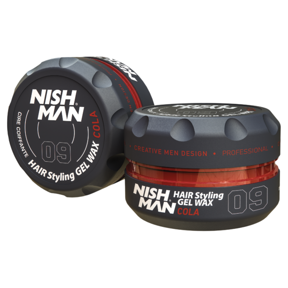 Nish Man Hair Styling Gel Wax (09) Cola 100ml