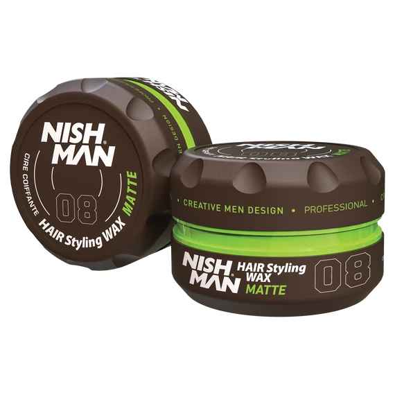 Nish Man Hair Styling Matte Wax (08) 150ml